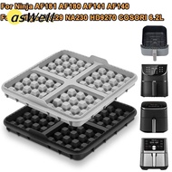 ASWELL 1pcs Waffle Baking Mold, Reusable Silicone Air Fryer Waffle Maker, Square Waffle Mould for Ni