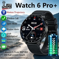 2026 New Watch 6 Pro Military 1000mAh Big Battery Smart Watch Man Outdoor Sports IP68 Waterproof Hea