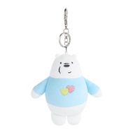 We Bare Bears Keychain Cartoon Cute Plush Toys Keyring Bag Pendant Dolls Anime Key Chain GIfts