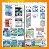 Stamp DECAN Washing Machine Using 2-Sided Tape - Panasonic Sanyo Aqua Toshiba Samsung Sharp Hitachi LG GREE