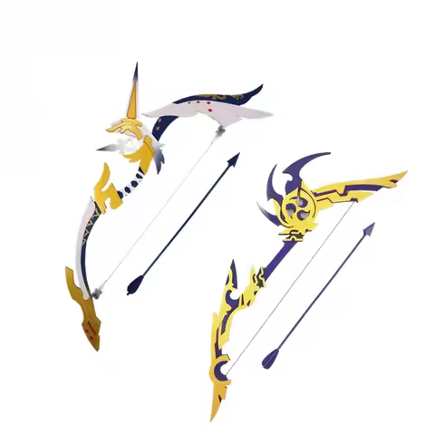 Genshin Impact Ganyu Amos' Bow Cosplay Weapon for Halloween Christmas Party Props for Comic Show