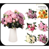 Korean  Peony Flower for Wedding Engagement  Hand Bouquet | Bunga Tangan Rose Bunga Tangan Kahwin Bu