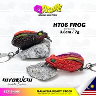 EZF Hitokuchi HT06 Soft Frog | 3.6cm 7g | Katak 3D Umpan Tiruan Katak Casting Haruan