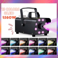 KELETOOL Smoke Fog Machine Stage Fogging Machine Disco Colorful Smoke fogging Machine LED Remote Wed