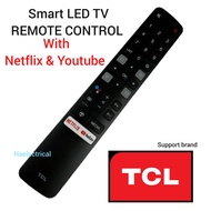 TCL Smart TV Remote Control RC901V Netflix YouTube Button F510B K610B N8Q3 P618 50P618 55P618 65P618