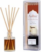 Ethnic Choice Aroma Galaxy Cambodian Oudh &amp; Musk Amber Reed Diffuser Set/Aroma Reed Diffuser/Home Fragrance/Bathroom &amp; Living Room - 30 ML with 6 Reed Sticks