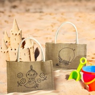 【MOOMIN】亞麻野餐手提袋 小款 兩種款式