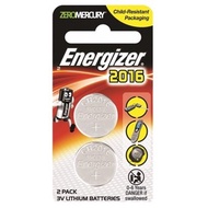 Energizer CR2016 3V Lithium Battery 2016 (2 Batteries in 1 Pack)