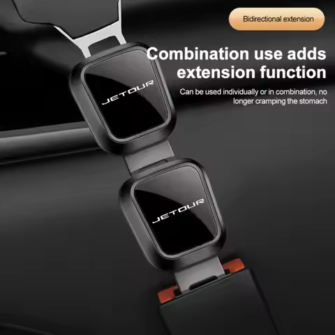 1pcs For Chery Jetour X7 X7SM X9 X95 DASHING i-DM T2 T3 Car Seat Belt Extension Plug Metal Seat Belt