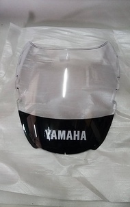 บังไมล์ชิวหน้า Yamaha VR150 TZR150 แบบใสและแบบสโมค งานหนา3มิล (สติกเกอร์YAMAHAคาดหน้าทุกชิ้น)