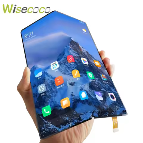 8 Inch Flexible OLED Display Bendable IPS AMOLED Foldable 2K Screen 2480x1860 For Raspberry Pi4 MIPI