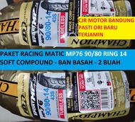 PAKET SEPASANG FDR Sport MP76 90/80 Ring 14 ban basah soft compound balap racing