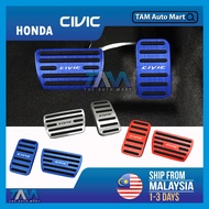 Honda Civic FE Auto Pedal Non-Slip Brake Foot Treadle Pad Cover Kit For Civic FE (2022-2025) Car Acc