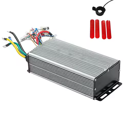 1 Set Brushless Hub Motor Controller 3000W 48V/60V/72V 80A 24mos For E-Bike E-Scooter Accessories