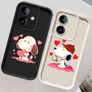 CH37 Snoopy Love Soft Casing for Xiaomi Redmi 15C poco M7 Pro A2 K60 Ultra 13C A1 C65 5G Protective 