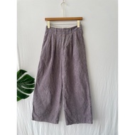 Super product wide-leg pants G. Yes, 99% new, purple velvet