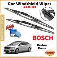 For Proton Preve BOSCH ADVANTAGE Wiper Front FREE Windshield Tablets Wiper Cermin Kereta DIY Origina