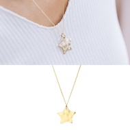 14k 18k long gold necklace 55cm 21.5" gift korea jewerly jewellery gift