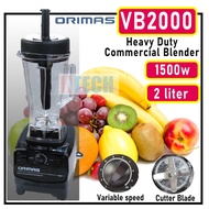 ORIMAS VB2000 COMMERCIAL HEAVY DUTY BLENDER 1500W 2LITER