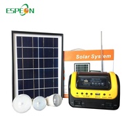 MP3Radio Solar Solar Solar System Power Generator Outdoor Bluetooth Emergency Light TKK9