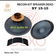 Recon kit daun kertas speaker 15inch 15 inch Dexo SY15 10 original