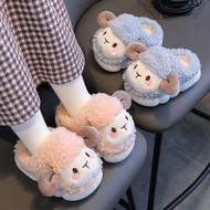 Children's Cotton Slippers New Boys and Girls Wool Sleeper Indoor Bag Heel Home Warm Cotton Slippers
