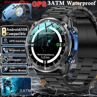 4GB Local memory GPS Smart Watch Offline Map Sport Watches 1.43inch AMOLED Corning Gorilla Glass Swi