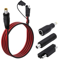 Penyambung SAE ke Penyesuai DC7909 8mm Kabel Sambungan 14 AWG dengan Penukar Lelaki DC7909 ke DC5525