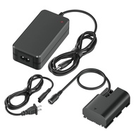 PALO LP-E6 LP-E6 แบตเตอรี่เสมือนจริง AC Adapter Kit สำหรับ Canon EOS R5 R6 5DS R 7D 6D 90D 80D 70D 6