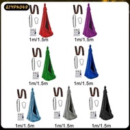 [qjypno49] Children's Hammock Durable Soft Hanging Kids Pod Swing for Outdoor Yoga Home
