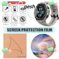GESH1 Protective Films -proof Replacement Accessories Anti-Fingerprint Tempered Glass for Huami Amazfit T-Rex T-Rex