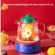NOVIO Glasslock & WiggleWiggle Co-Branded All Glass Health Kettle 1.5L Household Office Boiling Wate