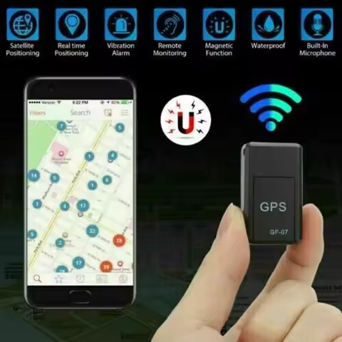 Mini Real Time GPS Tracker GF-07 Magnetic Car GPS Tracking Device Anti Lost GPS Cat Tracker Key Loca