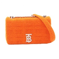 【二手，A級】Burberry 單肩包，拉桿包，小號，橘色，其他，鏈條肩包，女士，二手 A