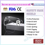 Ready Stock Full Face Acrylic Shield Transparent Face Shield Anti Virus Shield Adult Children Pelindung Muka
