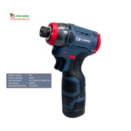 Máy chuyên vít dùng pin 4 Cell KAMPRO 7028 Không Chổi Than 3 Tốc Độ Có Búa