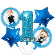 Paket dekorasi balon ulang tahun boss baby/baby boss/balon boss baby