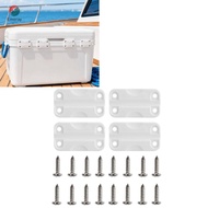 EMERAY 4Pcs/Set Cooler Replacement, High Intensity PP Hinges, With Screws Rectangular Heavy Duty Coo