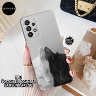 Latest Samsung A73 5G Case - Fashion Cat Case - Samsung A73 5G Softcase - Pro Camera Case - Latest S
