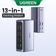 UGREEN 13-IN-1 Docking Station USB C Multiport Adapter with 8K HDMI Gigabit Ethernet, USB 3.1 Hub, S