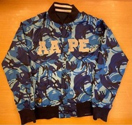 AAPE 藍迷彩雙面外套