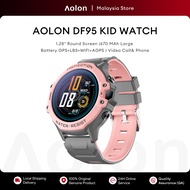 Aolon DF95 Kids Smart Watch AGPS 1.39'' Touch Screen Waterproof HD Video Call SOS Anti-lost Support 