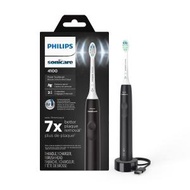 Philips Sonicare 4100 電動牙刷，帶壓力傳感器的充電式電動牙刷，黑色 HX3681/24 平行進口