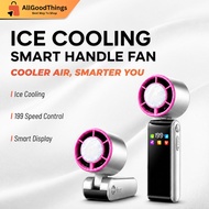 199 Speed Neck Fan Ice Cooling Rechargeable Turbo Kipas Leher Portable