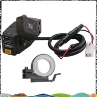 C1FB 20-80V E-Bike Handlebar USB Charger 24V 36V 48V 60V QC3.0 Quick Charger Adapter(Red Light) Easy