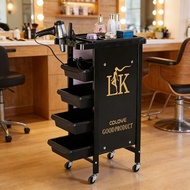 Wagon trolley 5 tiers hairdressing multifunctional shelves salon High-end trolley hair salon trolley