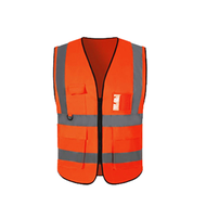 Reflective Safety Vest Protective Suit Pocket Outdoor Clothing Security Rela Construction Site Motor