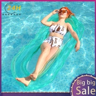 [infinisteed.sg] Inflatable Floating Row Foldable Swimming Pool Water Float Bed Lounger Chair