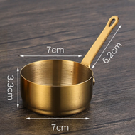 (Roy) 100ML Pot Gravy  Stainless Steel  Pot Mini Sauce Pan Non Stick Small Saucepan Non Stick Small 