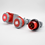 Watertight Industrial Socket Plug 16A 4 pin ip67